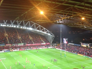 Munster Rugby match at Thomand Park in Limerick